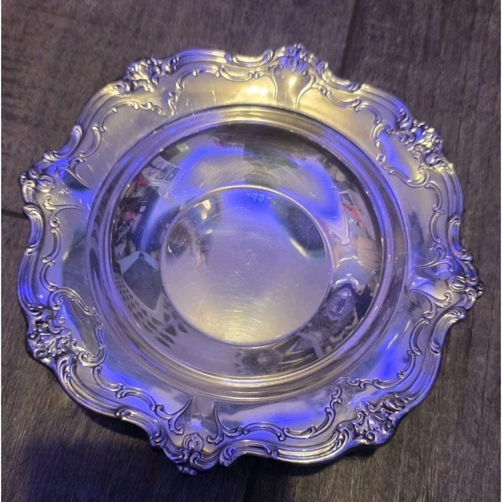 Gorham Chantilly Silver Plate 6" bowl YC1310 repousse Rin